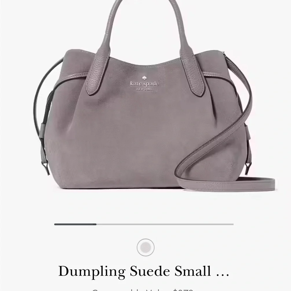 Kate Spade Mustard Yellow Suede Shoulder Bag - Picture 2 of 3